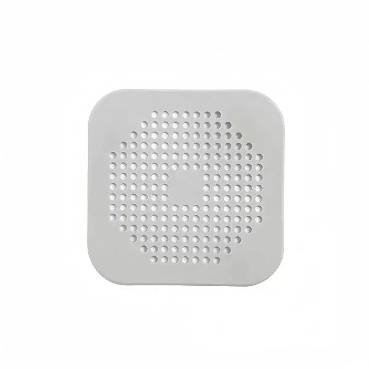 Filtru Chiuveta Anti-Infundare pentru Bucatarie si Baie, Protectie Scurgere cu Ventuze, Silicon Flexibil TPR, 14.5 x 14.5 cm, Alb