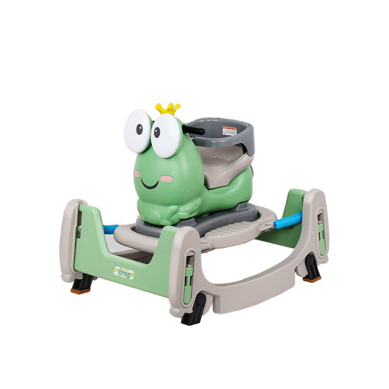 Masinuta Balansor Multifunctionala pentru Copii, Trotineta 2 in 1 Model Calut Scooter, Plastic Rezistent, Varsta 1-3 Ani, 84 x 80 x 58 cm, Verde