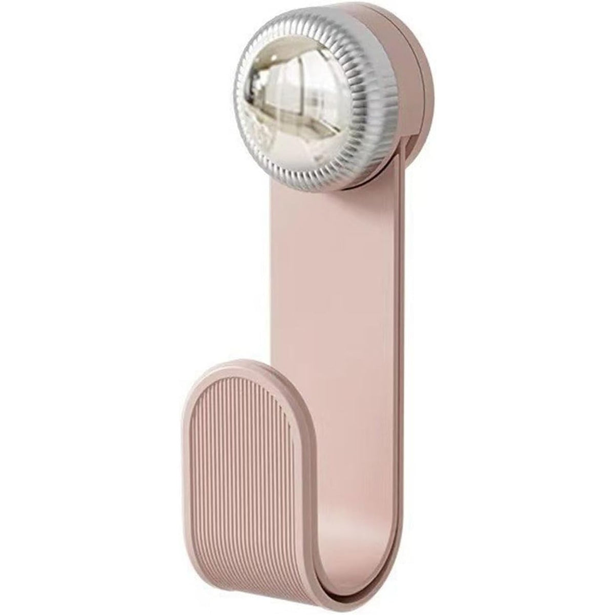 Suport Bucatarie Rotativ 360 Grade pentru Capace si Tocatoare, Organizator Multifunctional cu Fixare prin Lipire Fara Gaurire, Plastic Rezistent, 5 x 5 x 18.5 cm, Roz
