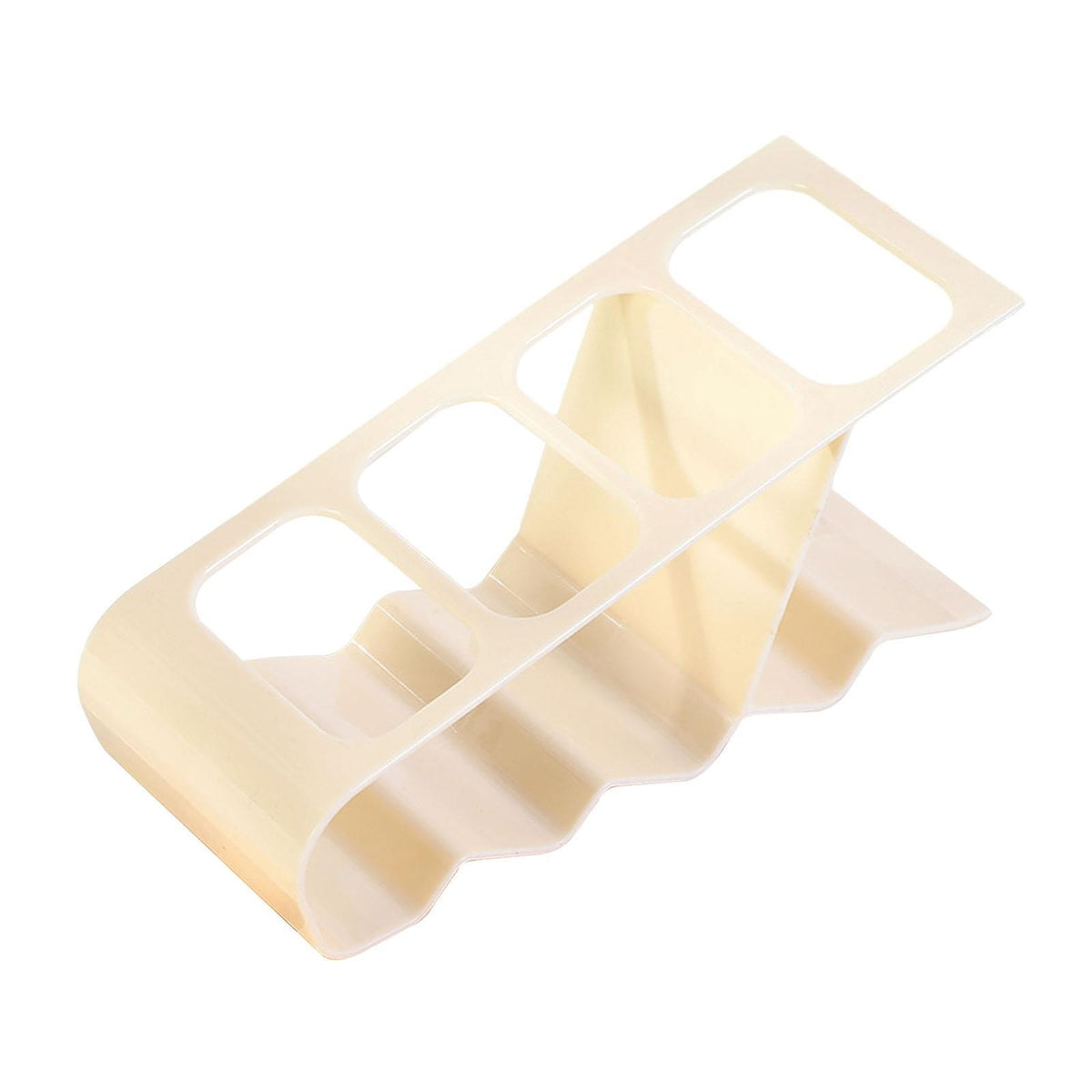 Suport Organizator de Birou pentru Telecomenzi și Telefoane, Multifuncțional cu 4 Compartimente, Plastic Rezistent, 18 x 7 x 9 cm, Alb