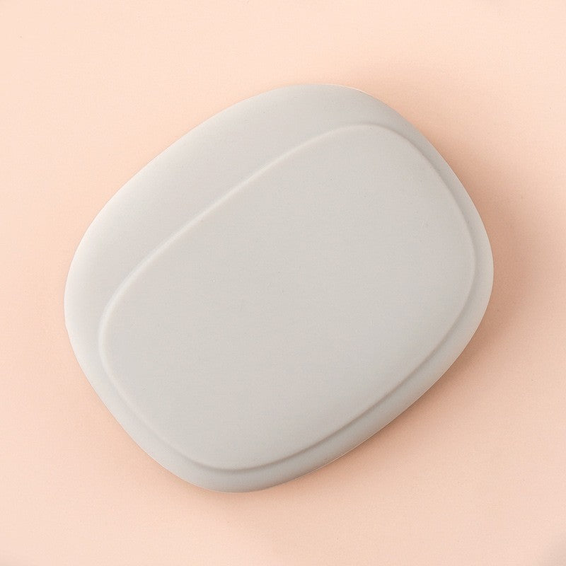 Husă Depozitare pentru Căști și Cabluri, Organizator Multifuncțional Portabil Rezistent la Apă și Praf, Silicon, 8.5 x 10 x 2 cm, Alb
