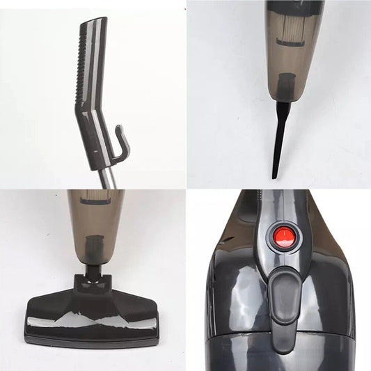 Aspirator Vertical 2in1 si de Mana, Fara Sac, Putere 600W, Putere Aspirare 8500 Pa, Filtrare Multipla, Cablu 4m, Recipient 1000 ml, 2 Capete, Negru