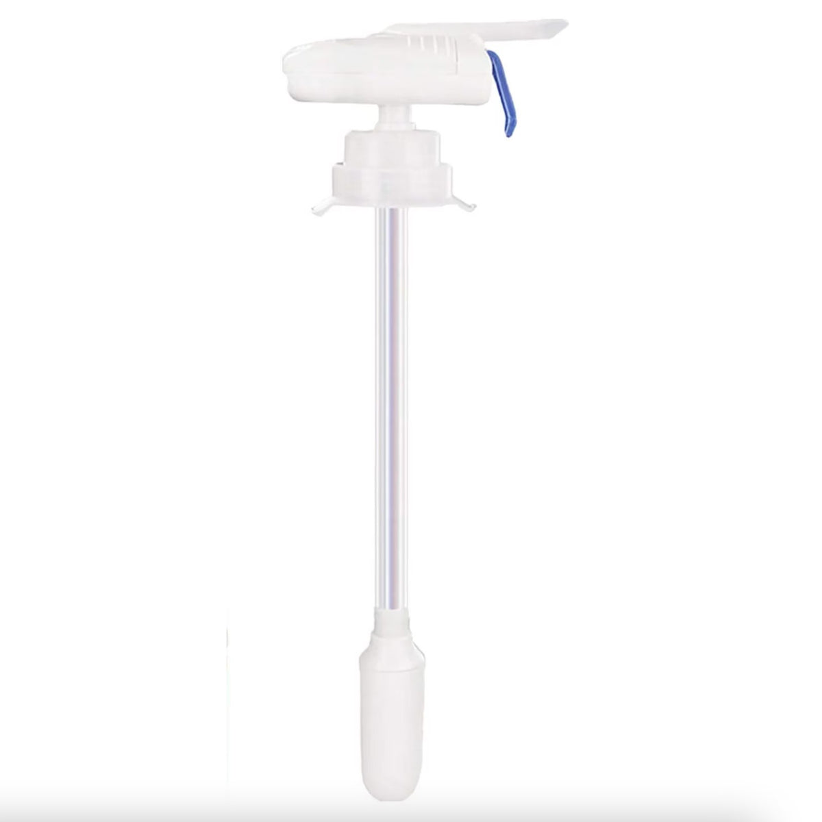 Dozator Automat Pentru Bauturi, Dispenser Electric Pentru Bidon Si Butelie Apa, Alimentare 2 Baterii AA, Plastic, 34 x 11 cm, Alb/Albastru