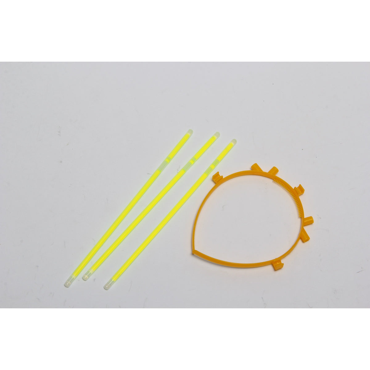 Cordeluță Decorativă Fluorescentă, Accesoriu Party și Festival, Plastic Rezistent, Galben Neon