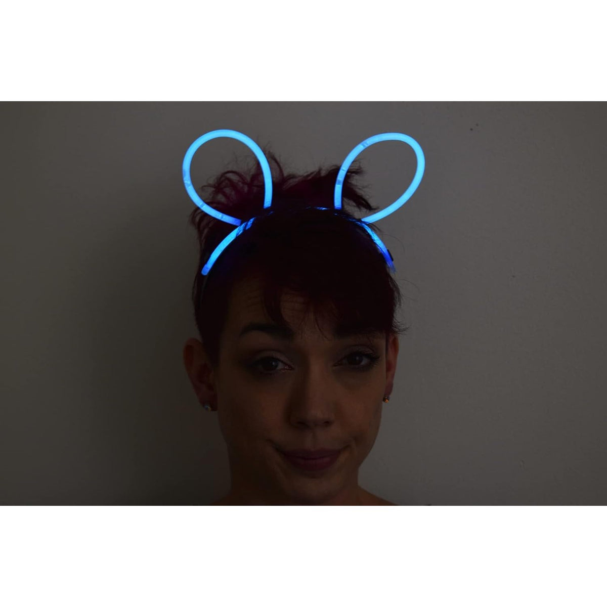 Cordeluță Decorativă Fluorescentă, Accesoriu Party și Festival, Plastic Rezistent, Copii și Adulți, Albastru