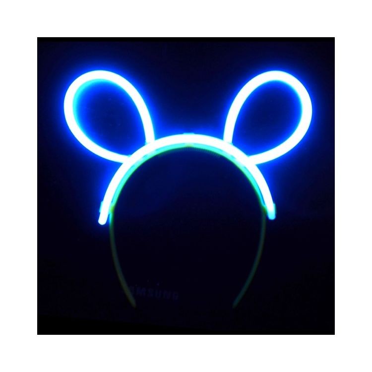 Cordeluță Decorativă Fluorescentă, Accesoriu Party și Festival, Plastic Rezistent, Copii și Adulți, Albastru