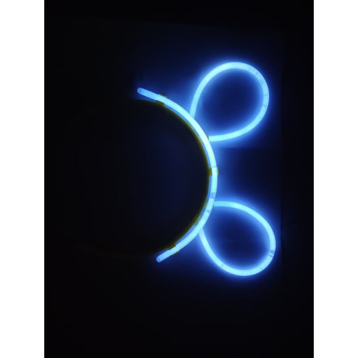 Cordeluță Decorativă Fluorescentă, Accesoriu Party și Festival, Plastic Rezistent, Copii și Adulți, Albastru