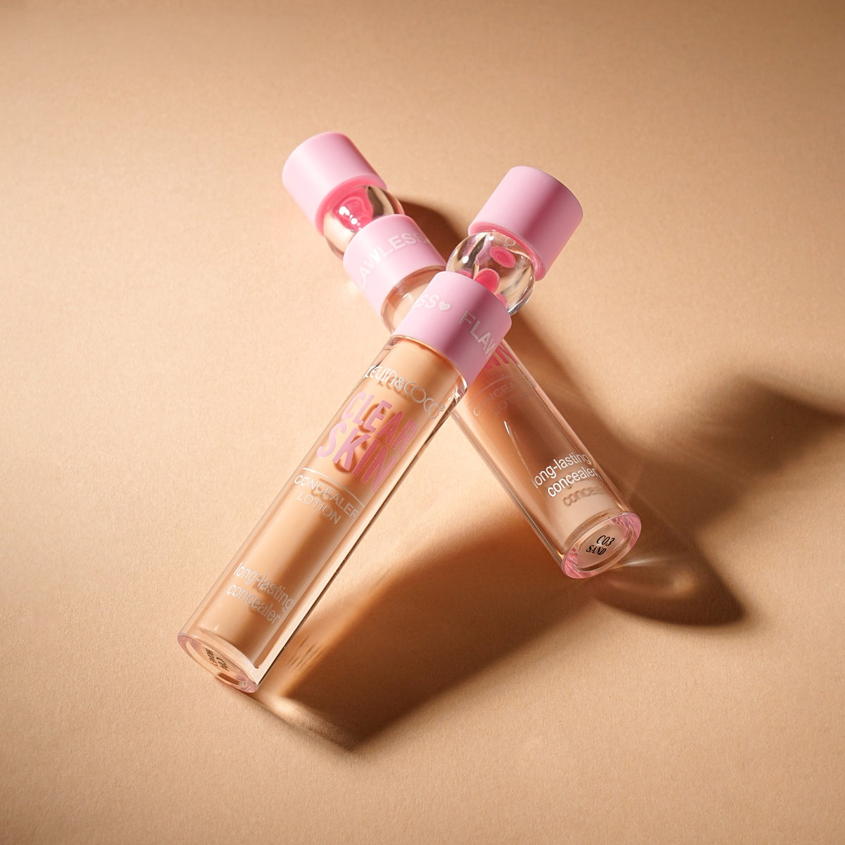 Kevin Coco Corector Lichid Clear Skin, Concealer cu Acoperire Medie si Aspect Natural, Textura Crema, Rezistent la Transfer, Nuanta Bej Deschis, 5 g