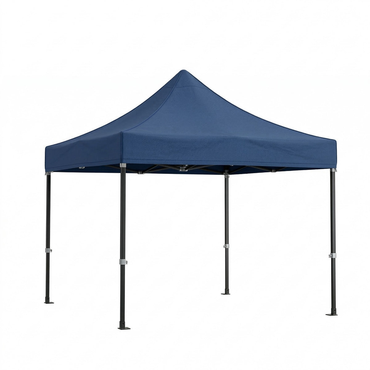Pavilion Cort Gradina 3x3m, Cadru Metalic Pliabil Ranforsat, Acoperis Impermeabil Polyester Oxford 420D cu Invelis PVC 280g/mp, Albastru