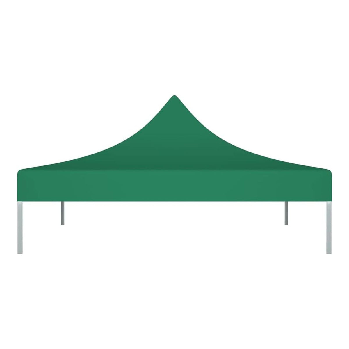 Copertina Rezervă pentru Pavilion, Acoperiș Cort Grădină Pliabil, Protecție UV și Ploaie, Material Textil 420D Oxford, 185 g/m2, 3 x 3 m, Verde