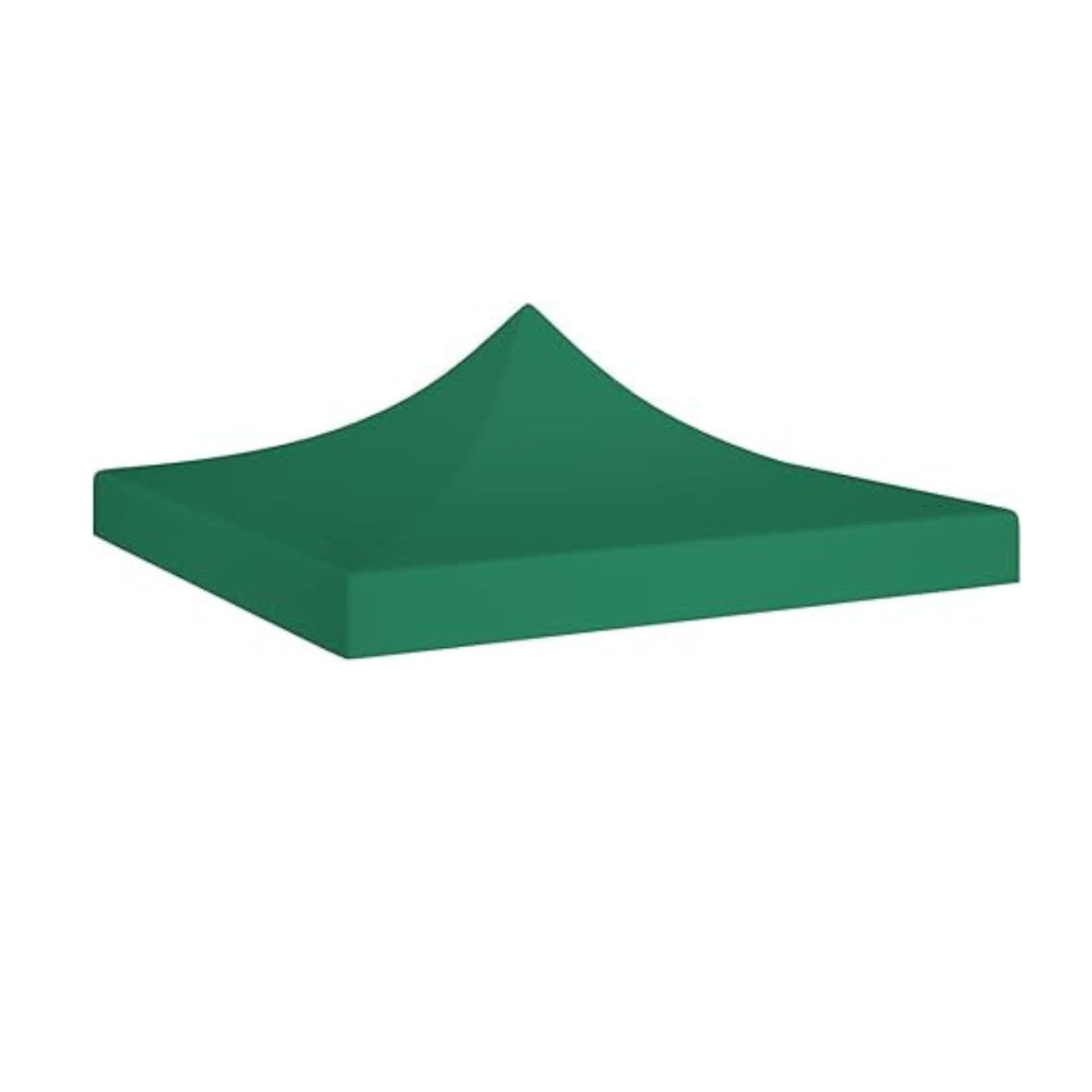 Copertina Rezervă pentru Pavilion, Acoperiș Cort Grădină Pliabil, Protecție UV și Ploaie, Material Textil 420D Oxford, 185 g/m2, 3 x 3 m, Verde