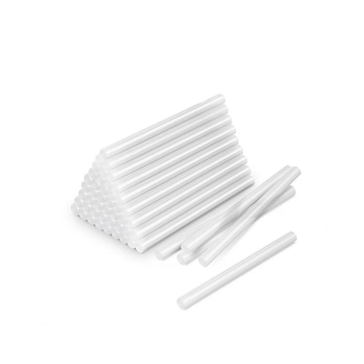 Batoane Adeziv Termic, Rezerve Silicon Transparent Pentru Pistol De Lipit, Adeziv Hot Melt Universal, 7 x 150 mm, Transparent