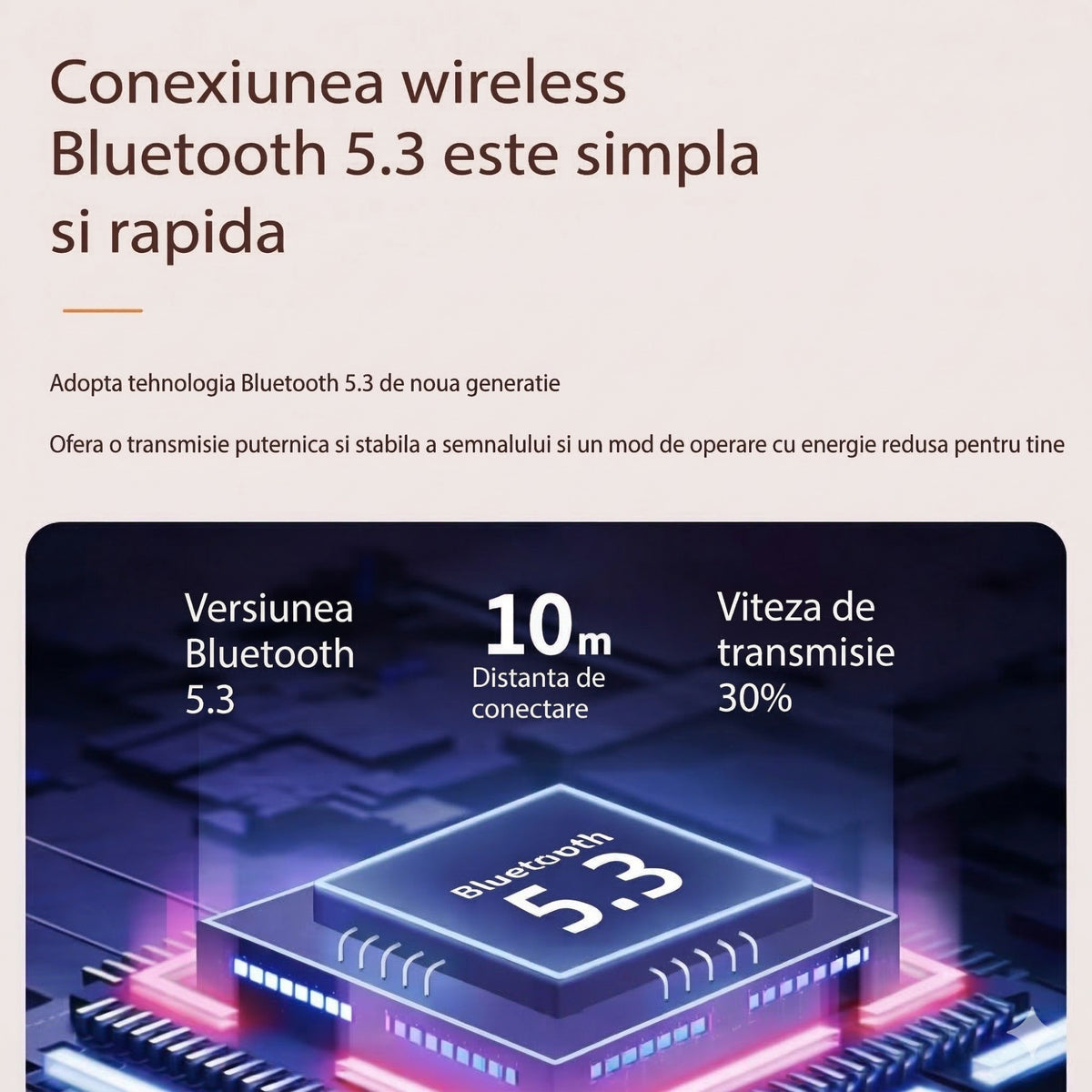 Boxa Portabila Karaoke Pentru Copii, Bluetooth 5.3, Set 2 Microfoane Wireless, Lumini LED RGB, 5 Efecte Vocale, Incarcare USB-C, 14 x 11 cm, Roz