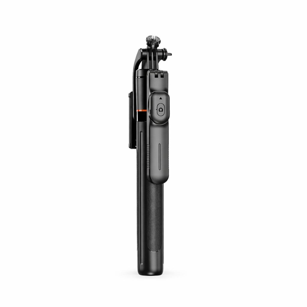 F16 Selfie Stick si Trepied pentru Telefon, Telecomanda Bluetooth Reincarcabila, Aluminiu Extensibil 170 cm, ABS, 30.6 x 7.6 x 3.5 cm, Negru