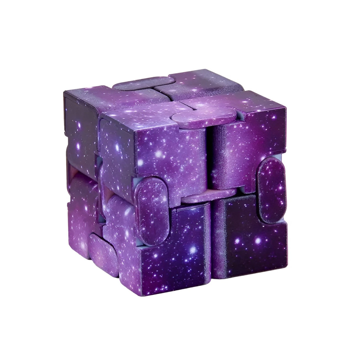 Cub Magic Antistres, Jucarie Interactiva cu Miscari Infinite, Plastic, 4x4x4cm, Violet