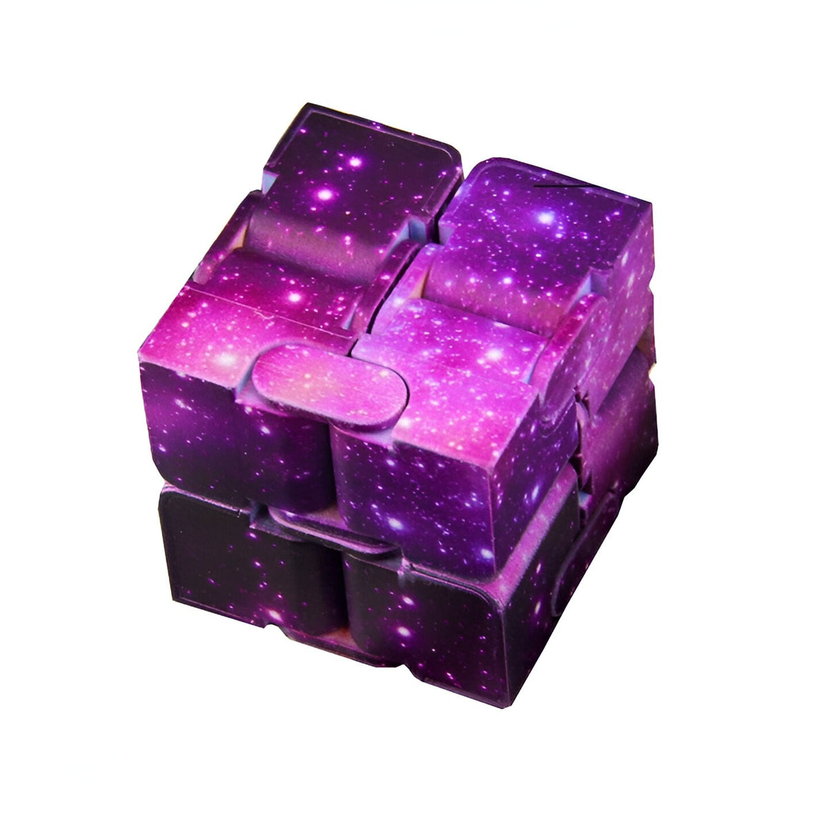 Cub Magic Antistres, Jucarie Interactiva cu Miscari Infinite, Plastic, 4x4x4cm, Violet