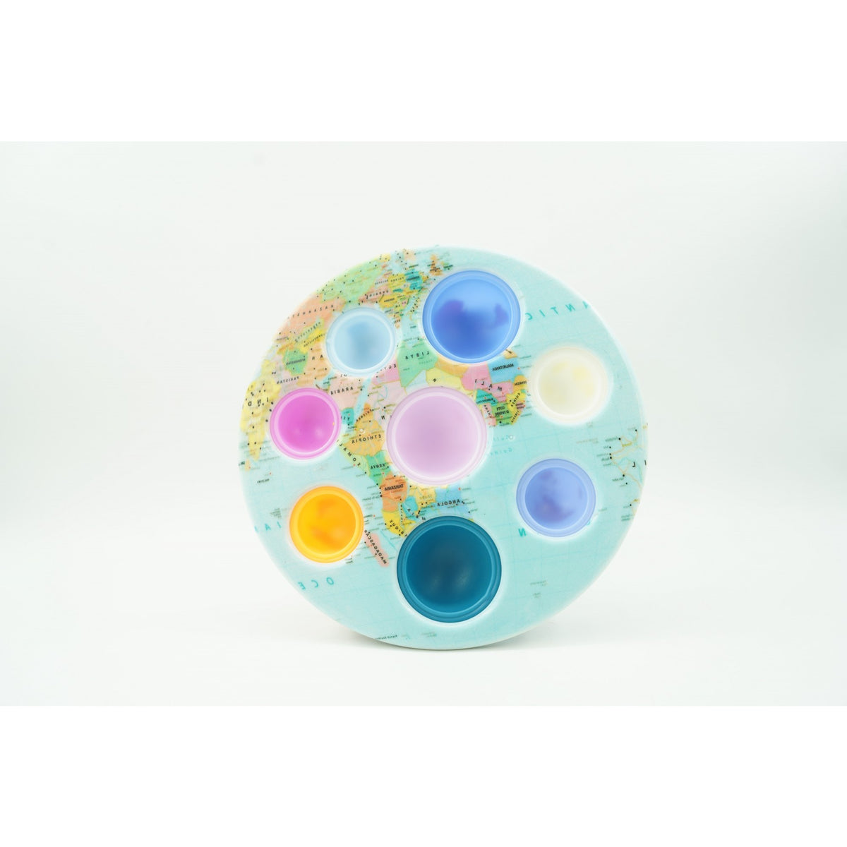 Jucarie Senzoriala Simple Dimple, Fidget Toy Antistres, Model Oceane, Multicolor