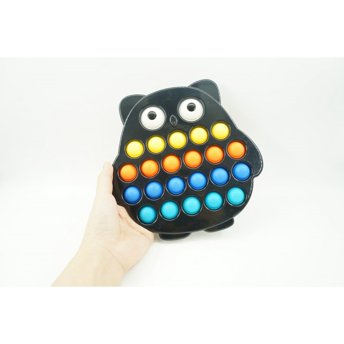 Jucărie Senzorială Antistres, Simple Dimple, Formă Bufniță, Multicolor, V2