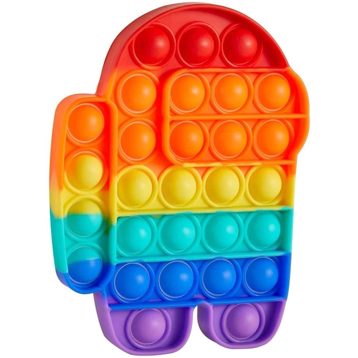 Jucarie Antistres Pop It Now and Flip It, Model Among Us, Silicon, Multicolor, Model 4