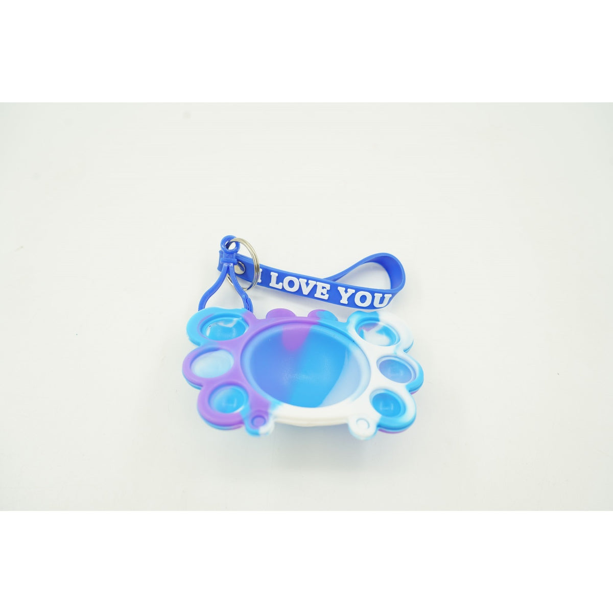 Pop It Now Jucarie Antistres, Breloc Silicon, Forma Crab, Multicolor, V2
