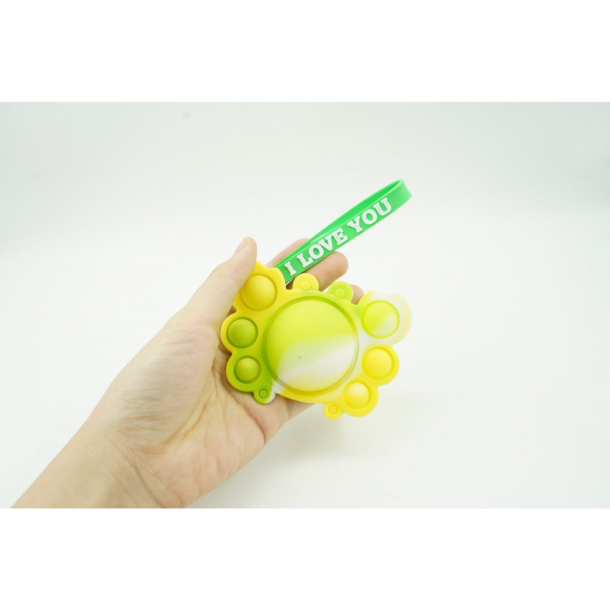 Pop It Now Jucarie Antistres Breloc, Model Crab, Silicon, Multicolor, V3