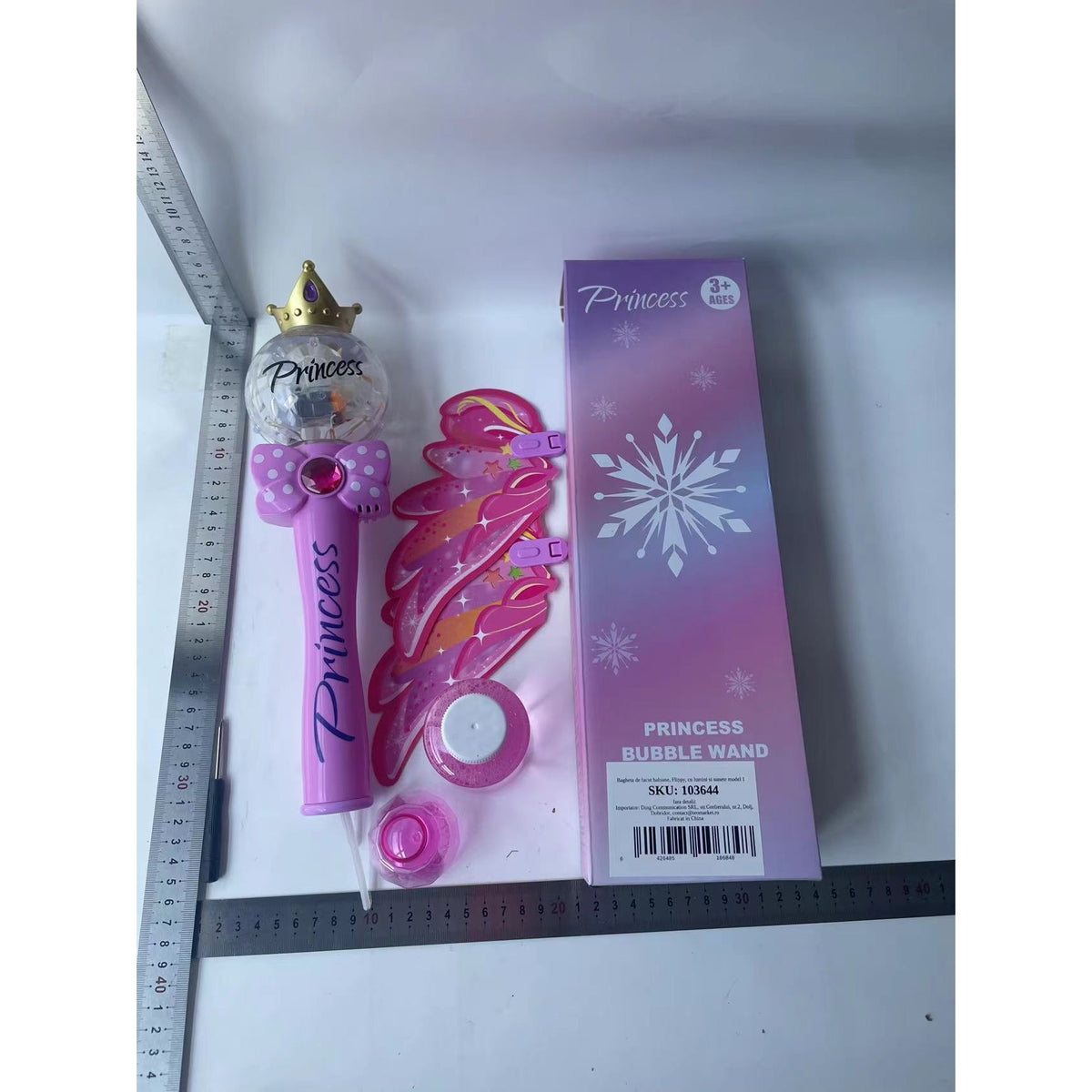 Bagheta Pentru Baloane Automata, Cu Lumini Muzicale Si Glob Disco, Plastic Non Toxic, Model 1