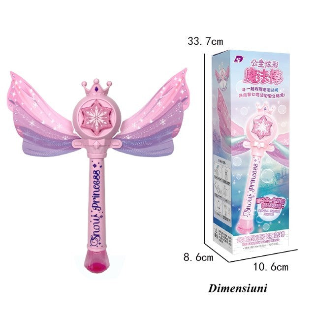 Baghetă De Baloane Automată, Cu Lumini Și Muzică, Plastic Non-Toxic, Model 2