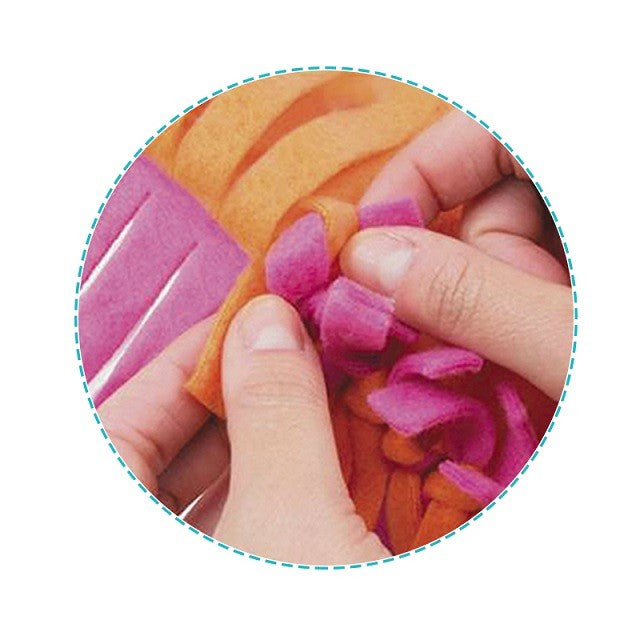 Set Creatie DIY Tesut si Tricotat pentru Patura, Joc Educativ de Indemanare, Material Textil Moale, Varsta 6+ Ani, Multicolor