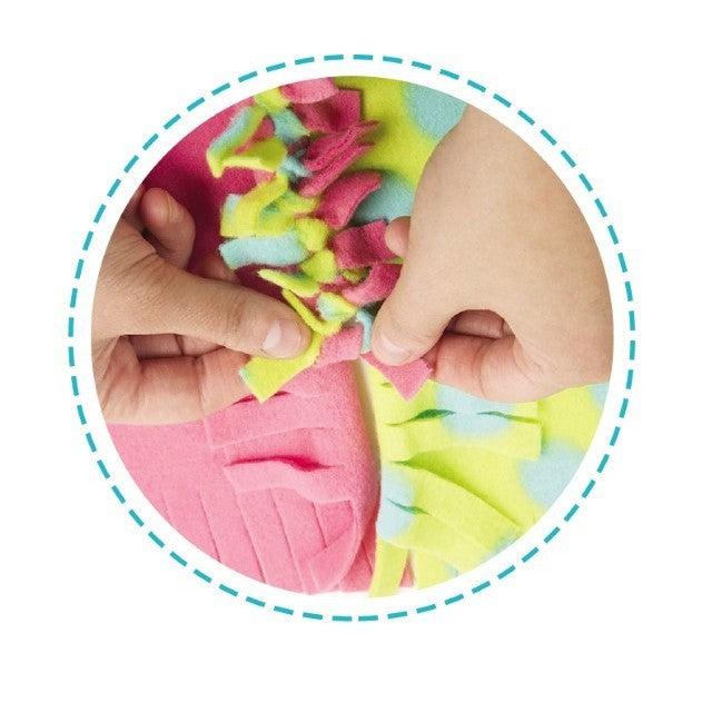 Set De Creatie DIY, Patura Pentru Tesut Si Tricotat, Joc Educativ De Abilitati Practice, Material Textil Moale, Multicolor