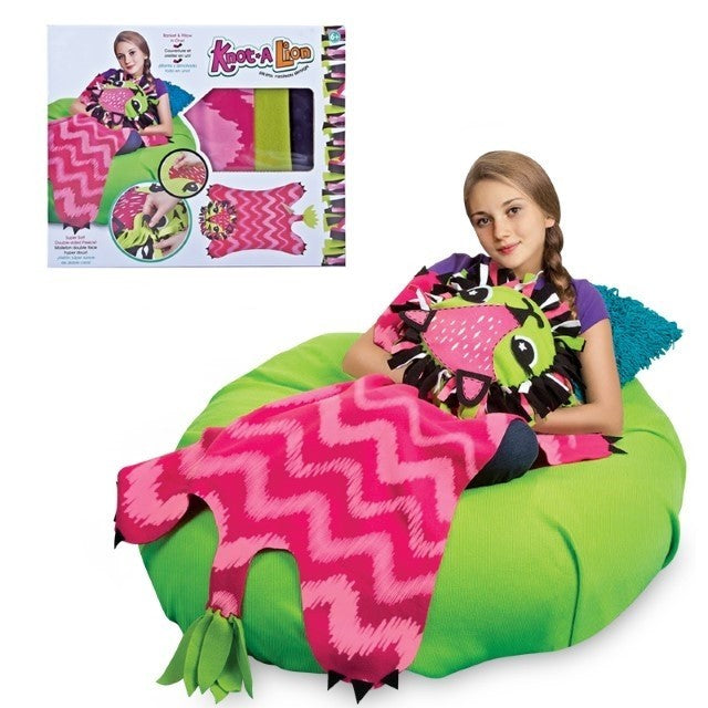 Set Creativ DIY, Patura de Tricotat pentru Copii, Joc Educativ Manual, Material Moale, Multicolor