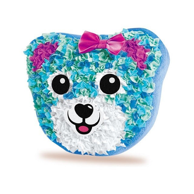 Dream Kids, Set Creatie Perna DIY pentru Copii, Joc Educativ Lucru Manual, Model Ursulet, Material Textil Moale, Varsta 5+ Ani