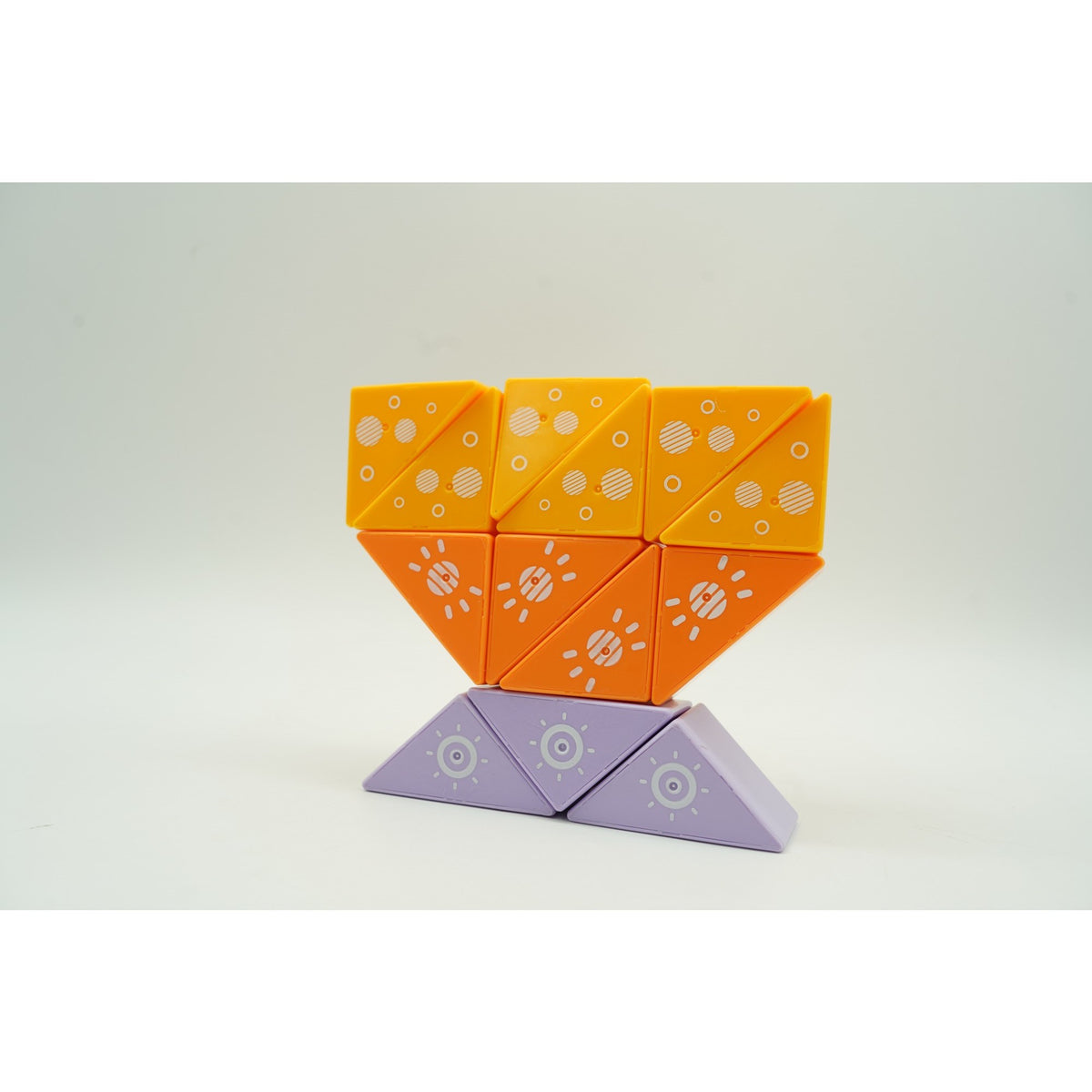 Set Constructie Magnetic Inteligent, Joc Educativ Stem, Plastic ABS, 26 Piese, Multicolor, +3 Ani