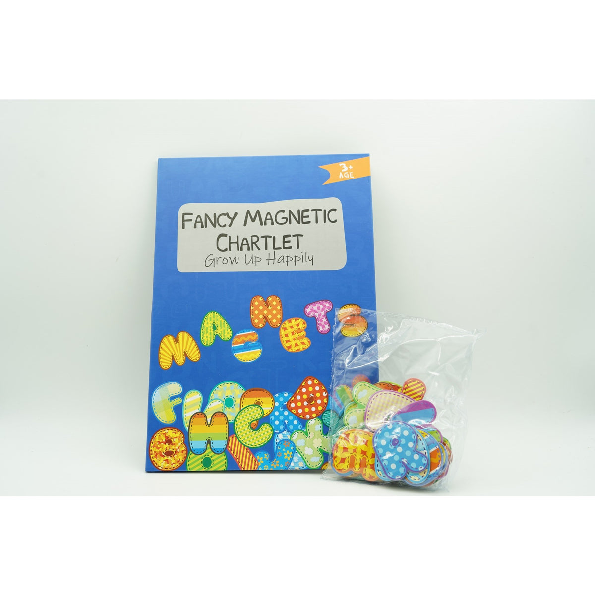 Joc Educativ Magnetic Tip Carte, Fancy Magnetic Chartlet, Puzzle cu 26 Piese pentru Copii, Carton si Magnet, +3 Ani, Multicolor
