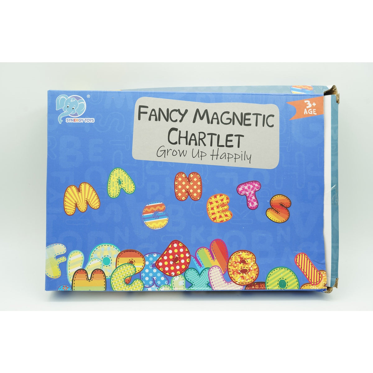 Joc Educativ Magnetic Tip Carte, Fancy Magnetic Chartlet, Puzzle cu 26 Piese pentru Copii, Carton si Magnet, +3 Ani, Multicolor