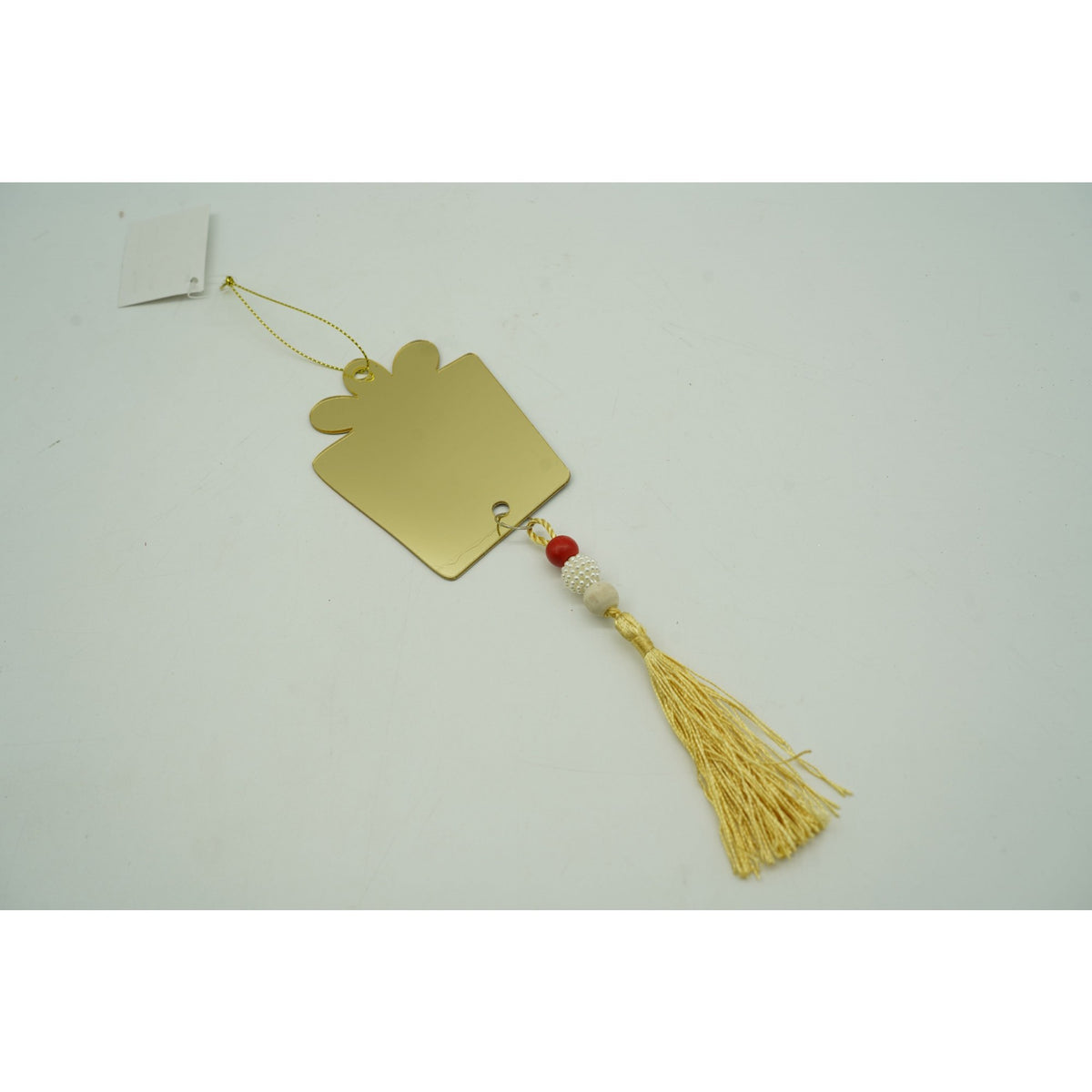 Ornament Brad Crăciun în Formă de Turțure, Efect Lucios, Acril Rezistent, Utilizare Interior și Exterior, Auriu, 8 x 25 cm