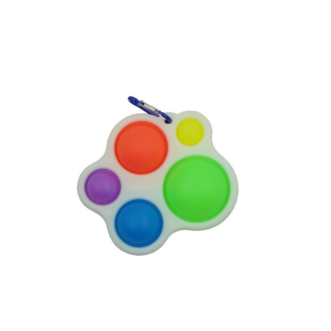 Jucarie Antistres Simple Dimple, Senzoriala Pentru Concentrare, Silicon Si Plastic ABS, Multicolor