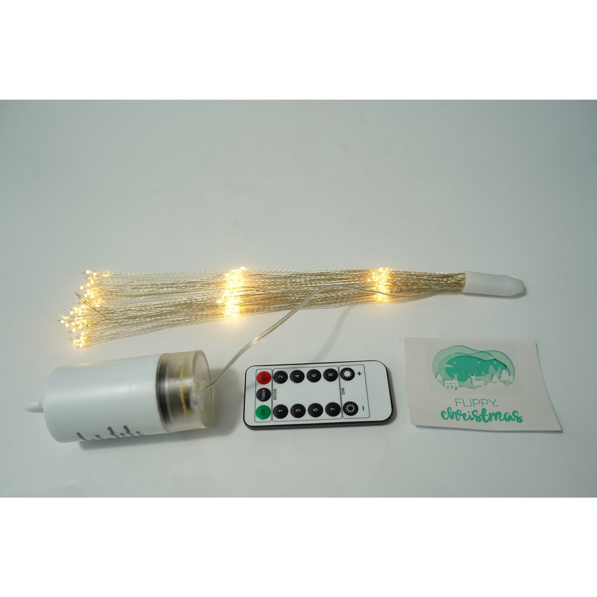 Instalatie Craciun Tip Artificii Fireworks, 180 LED-uri Alb Cald, Telecomanda cu 8 Functii, Fir Cupru Flexibil, Alimentare Baterii, Rezistenta la Apa IP44, Utilizare Interior si Exterior