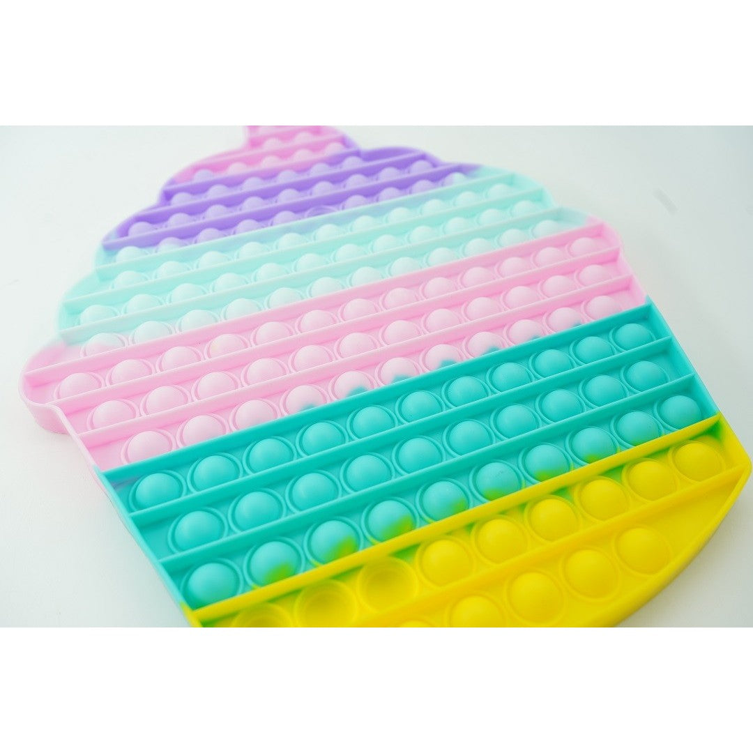 Briosa, Jucarie Antistres Pop It Now and Flip It, Senzoriala, Silicon, Dimensiune Uriasa, Multicolor