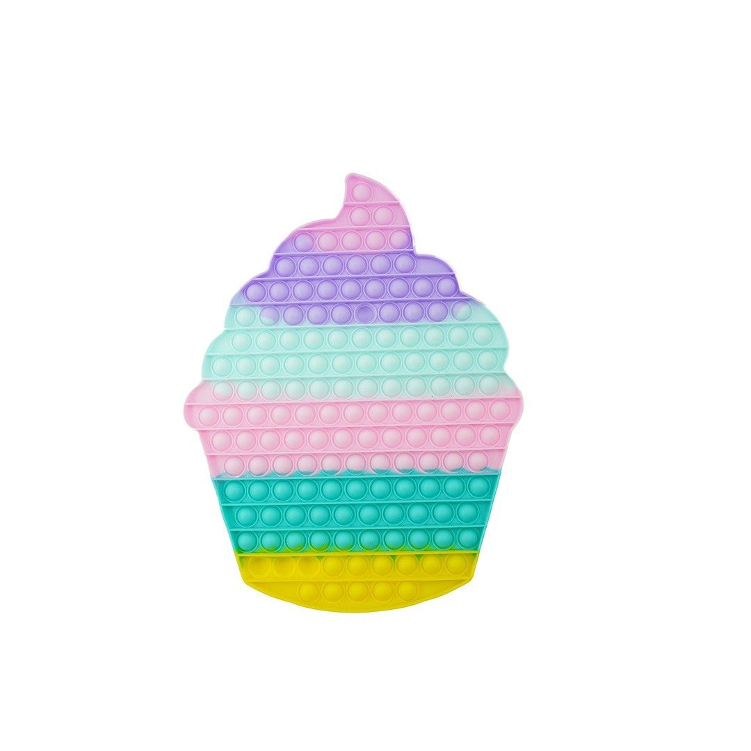 Briosa, Jucarie Antistres Pop It Now and Flip It, Senzoriala, Silicon, Dimensiune Uriasa, Multicolor