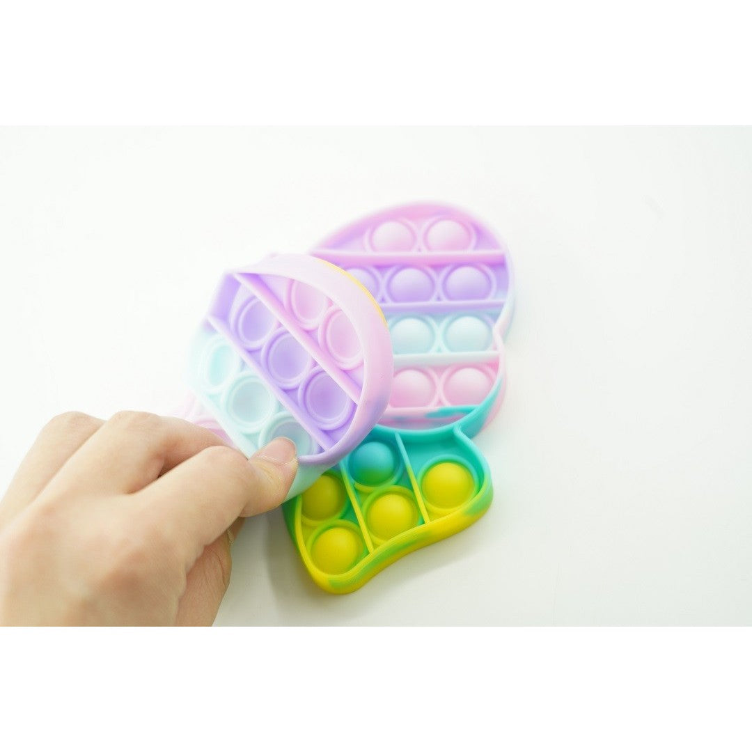 Jucarie Antistres Pop It Now And Flip It, Senzoriala Forma Fundita, Silicon, Multicolor