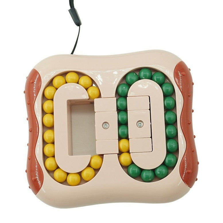 Cub Magic Interactiv Magic Bean, Jucarie Antistres Pentru Copii Si Adulti, Plastic Non-Toxic, Rosu