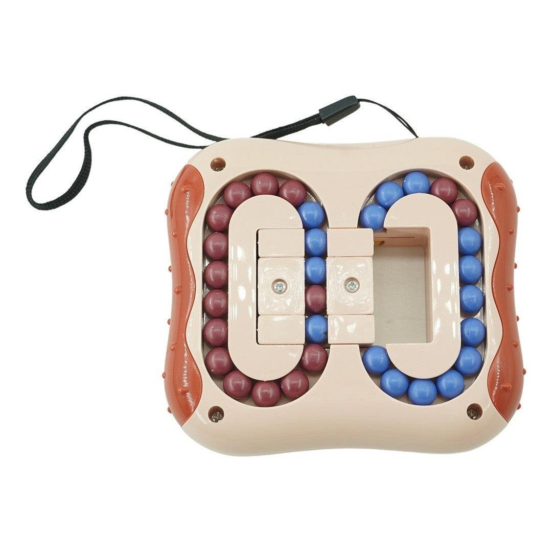 Cub Magic Interactiv Magic Bean, Jucarie Antistres Pentru Copii Si Adulti, Plastic Non-Toxic, Rosu