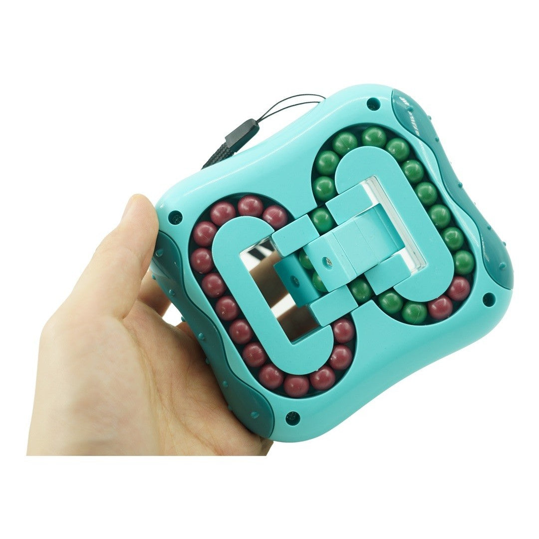 Cub Magic Interactiv Magic Bean, Jucarie Antistres Educativa, Plastic Non-Toxic, Turcoaz