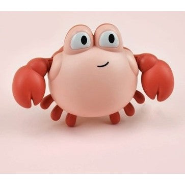 Jucarie De Baie Pentru Copii, Crab Interactiv Cu Mecanism De Innot, Plastic, Roz