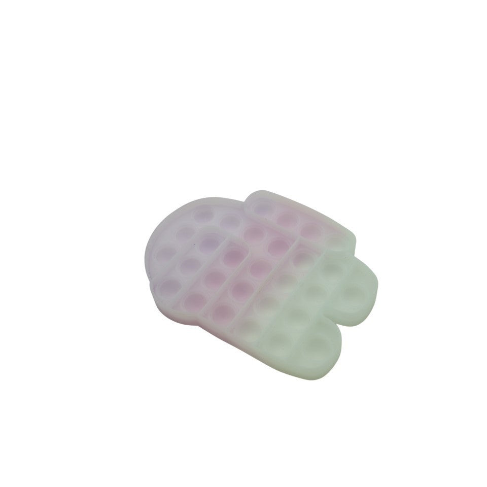 Jucarie Antistres Pop It Now and Flip It, Model Among Us, Silicon Reversibil, Transparent