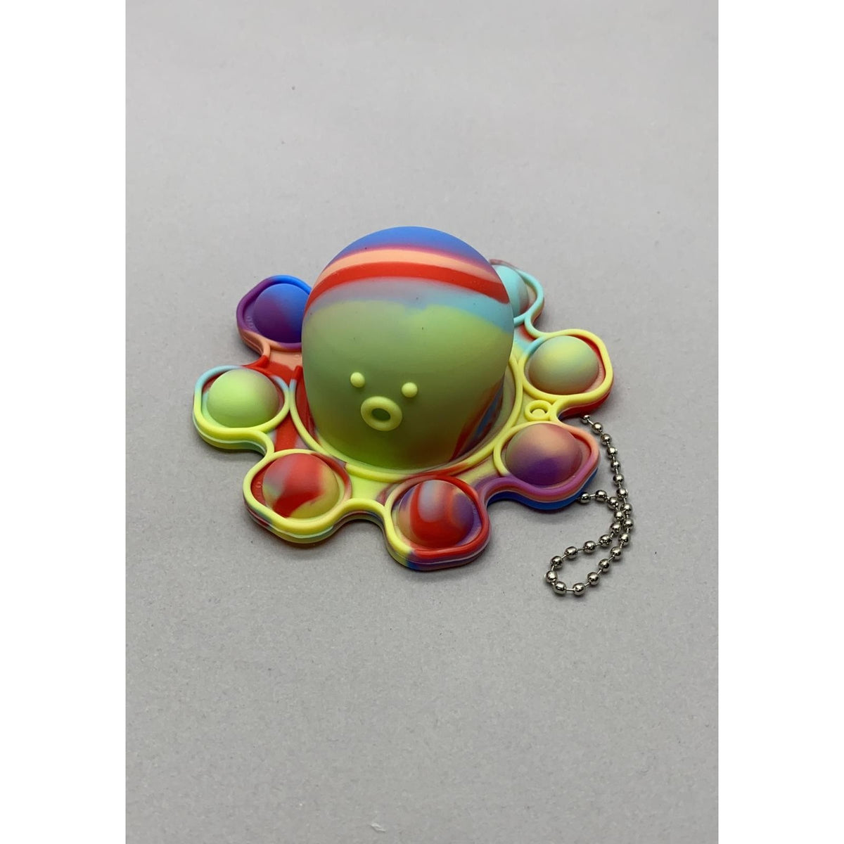 Jucarie Antistres Pop It Now and Flip It, Caracatita Reversibila Senzoriala, Silicon Flexibil, Design Impermeabil, Multicolor, Varsta 3+ Ani