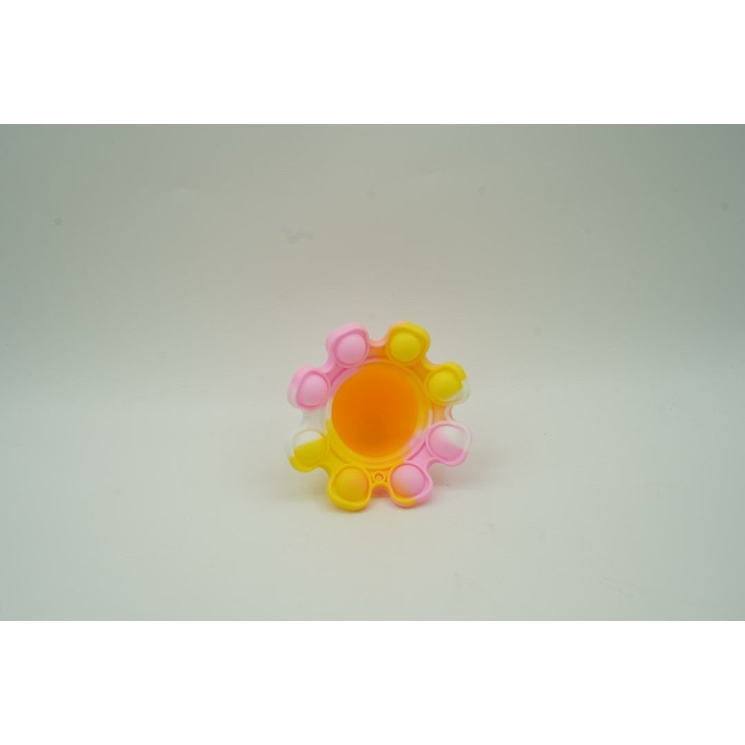 Jucarie Antistres Pop It, Caracatita Reversibila Senzoriala, Silicon, Multicolor, V3