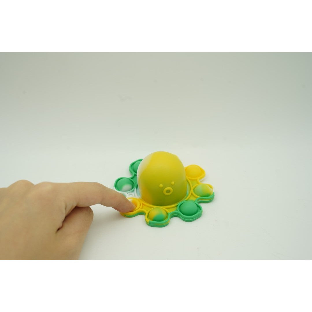 Jucarie Antistres Caracatita Reversibila, Pop It Now And Flip It, Silicon, Multicolor, V5