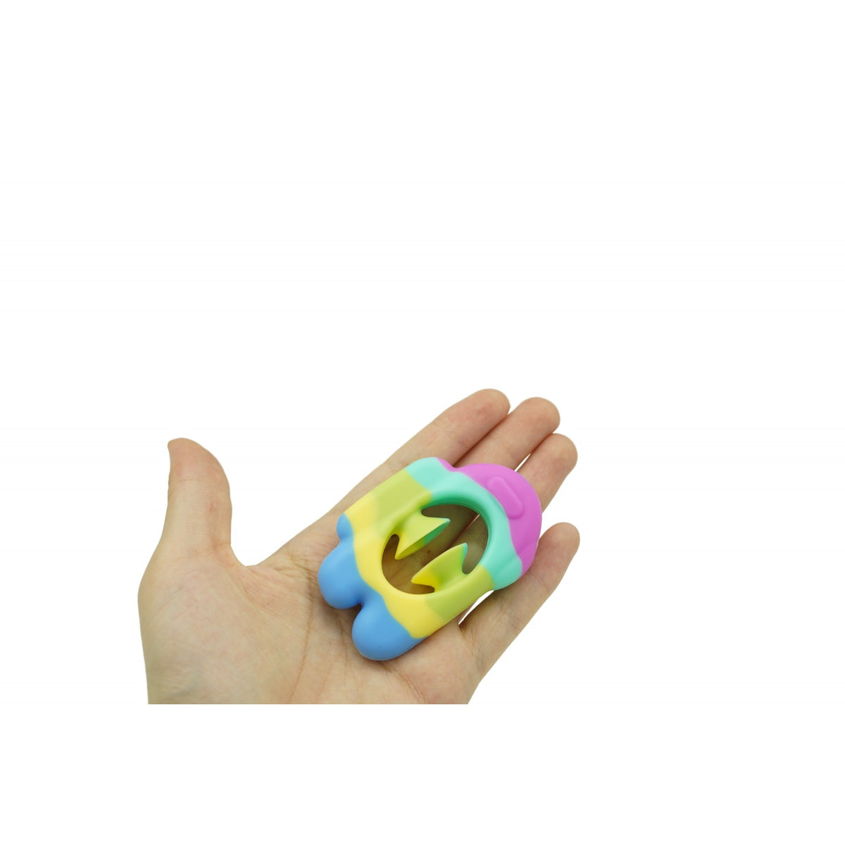 Jucarie Senzoriala Antistres, Fidget Toy cu Ventuza de Decompresie, Antrenare Antebrat, Model Among Us, Culori Macarons