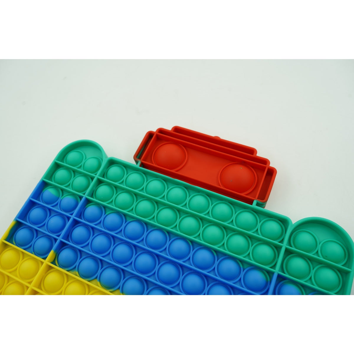 Jucarie Antistres Pop It Now and Flip It, Model Robot, Silicon, Multicolor, Model 3